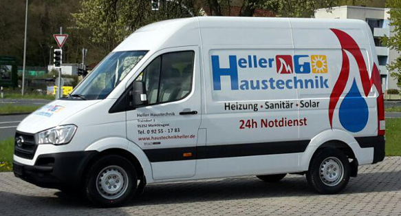 Heller Haustechnik Marktleugast - 24h Notdienst Servicefahrzeug